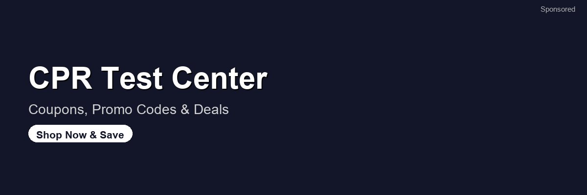 CPR Test Center coupons and deals