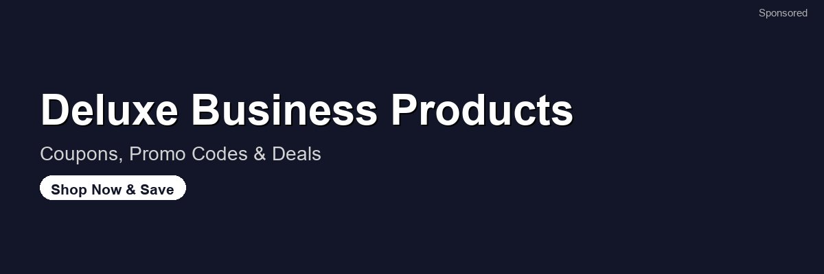 Deluxe Business Products coupons and deals