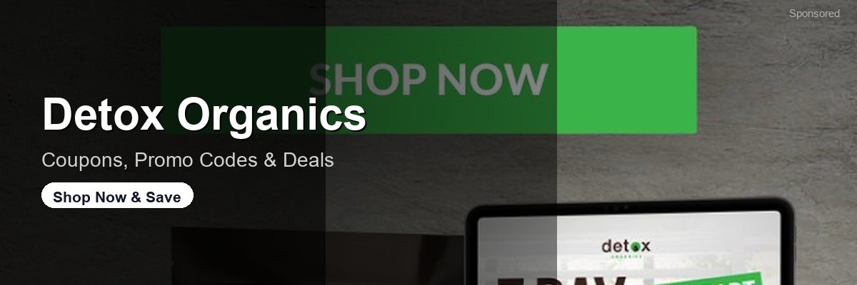 Detox Organics coupons and deals