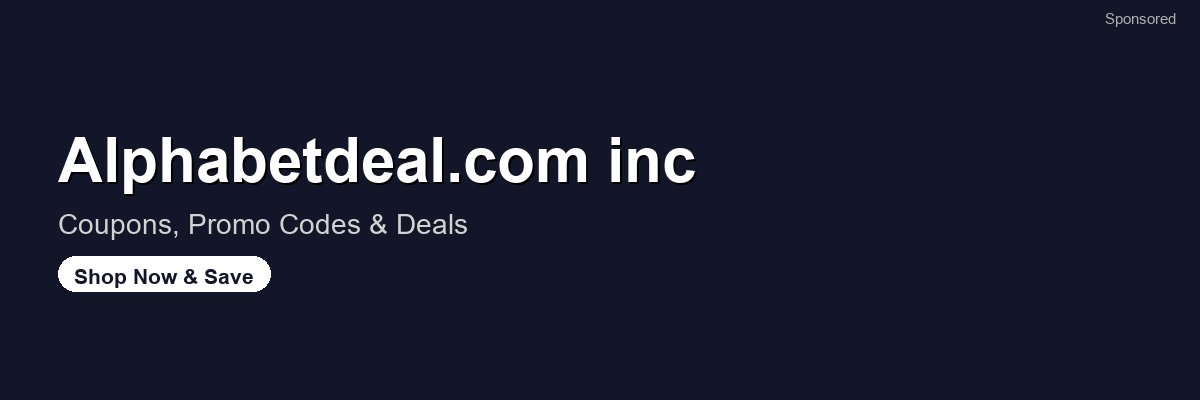 Alphabetdeal.com inc coupons and deals