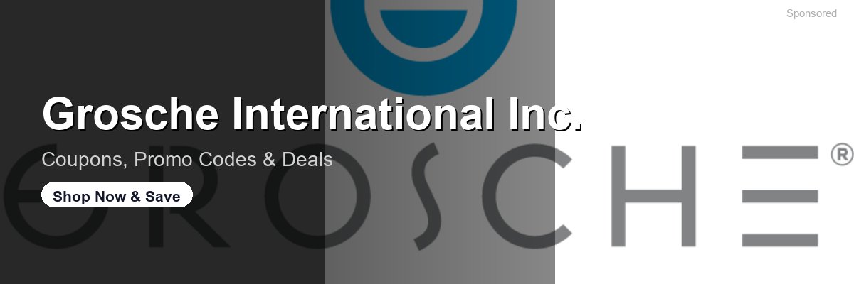 Grosche International Inc. coupons and deals