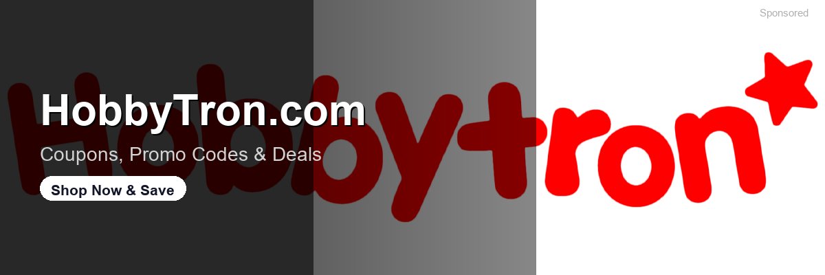 HobbyTron.com coupons and deals