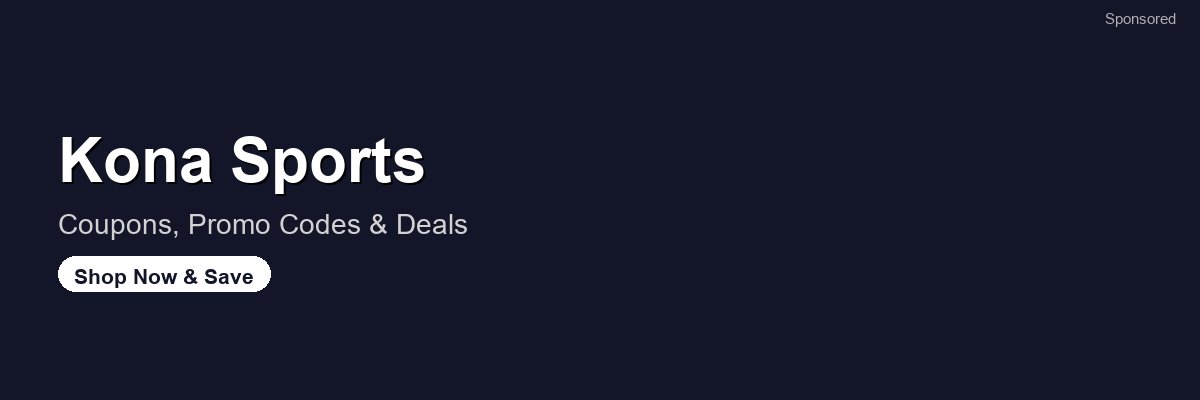 Kona Sports coupons and deals