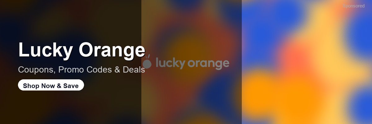 Lucky Orange coupons and deals
