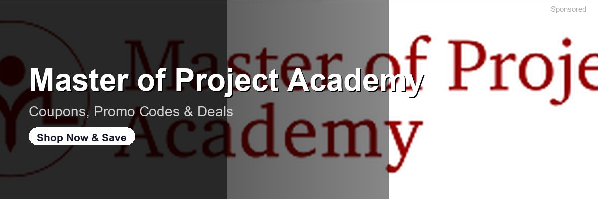 Master of Project Academy coupons and deals