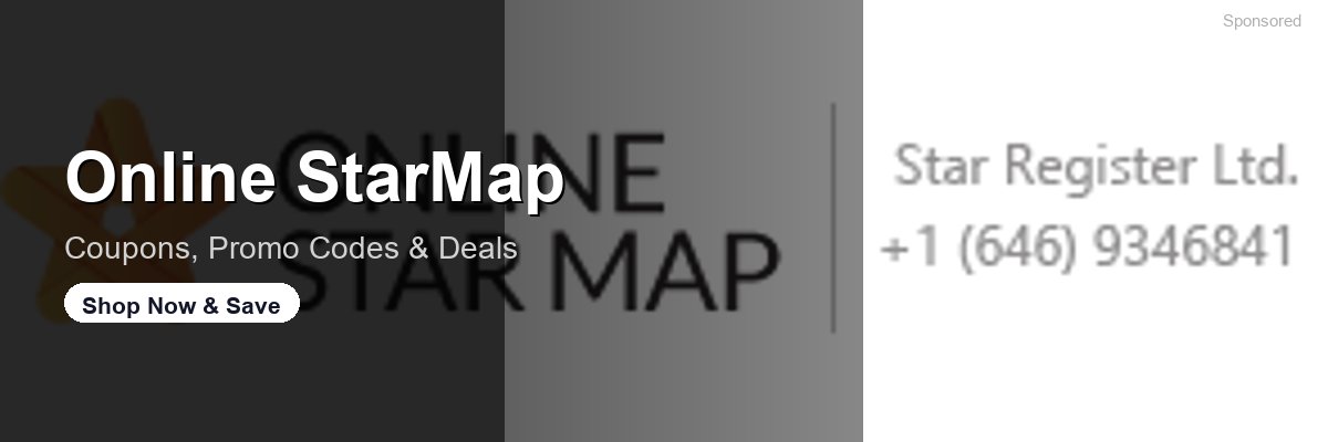 Online StarMap coupons and deals