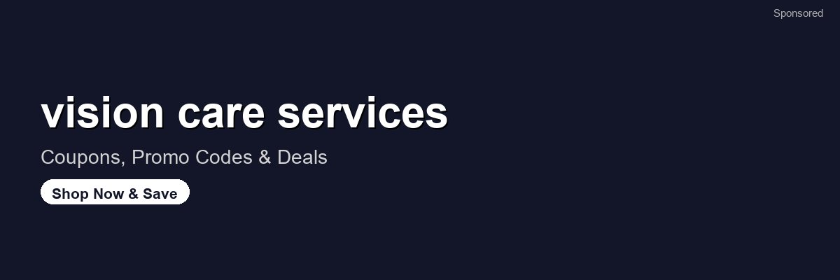 vision care services coupons and deals