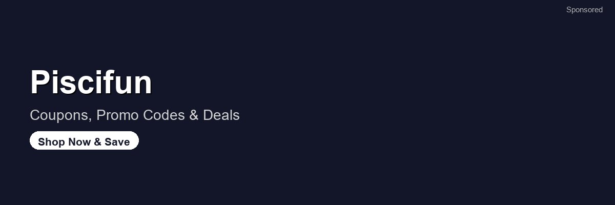 Piscifun coupons and deals