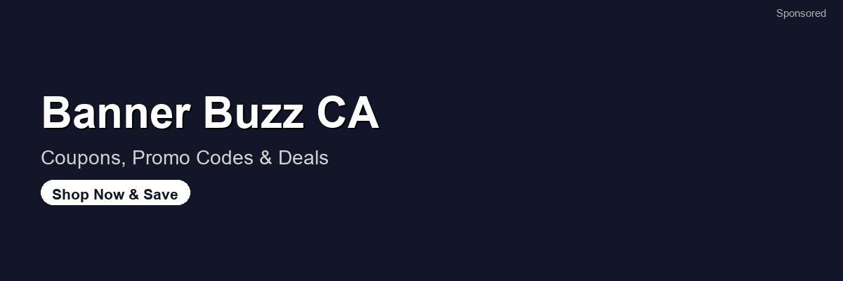 Banner Buzz CA coupons and deals