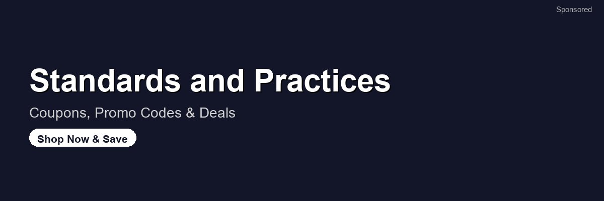 Standards and Practices coupons and deals