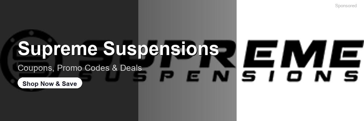 Supreme Suspensions coupons and deals