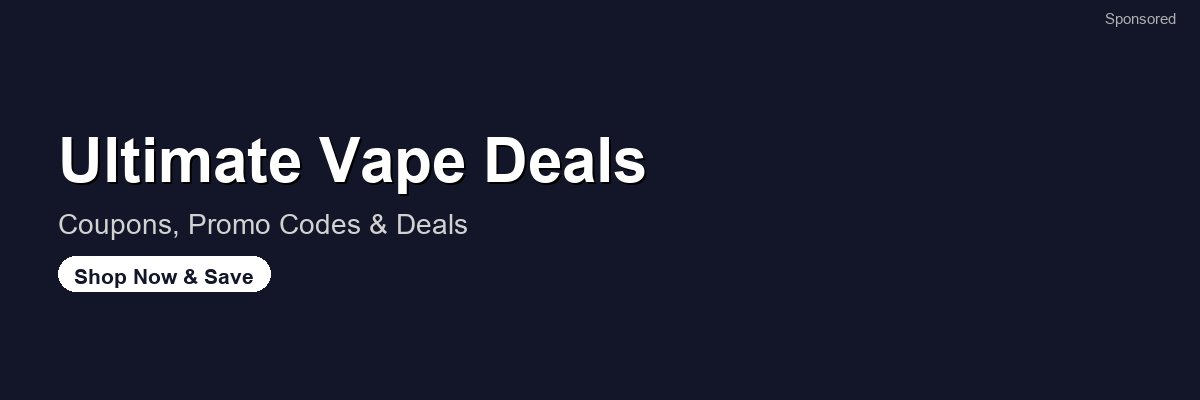 Ultimate Vape Deals coupons and deals