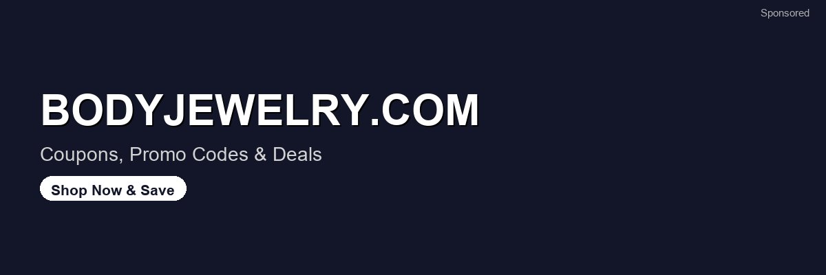 BODYJEWELRY.COM coupons and deals