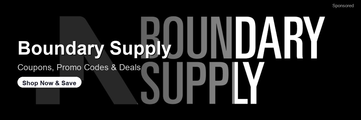Boundary Supply coupons and deals