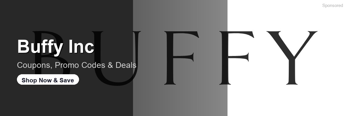 Buffy Inc coupons and deals