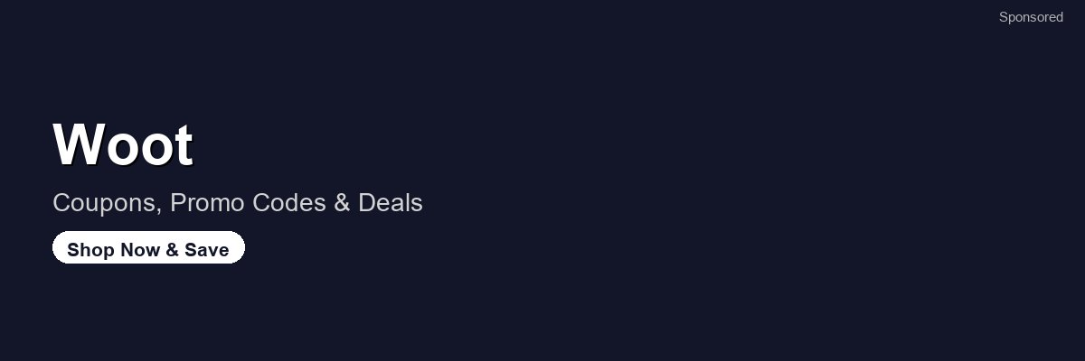 Woot coupons and deals