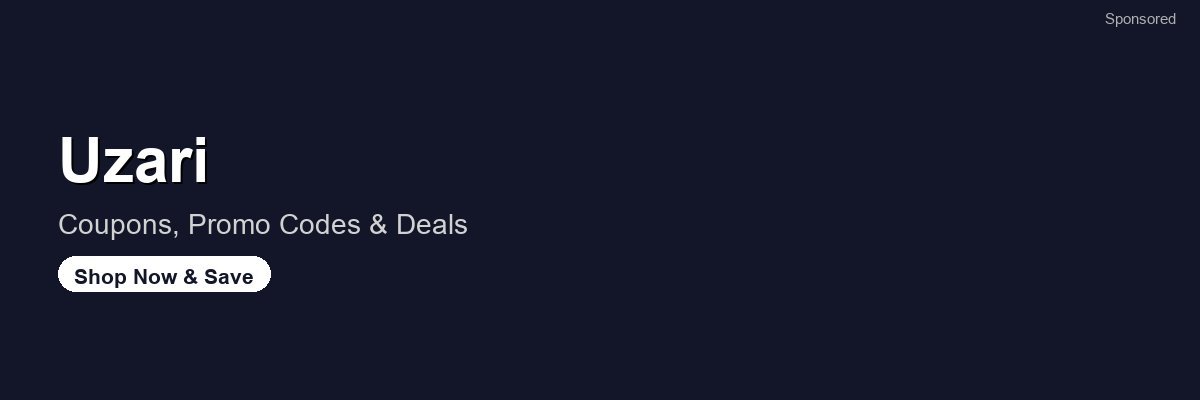 Uzari coupons and deals