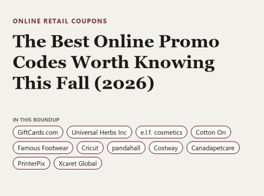 The Best Online Promo Codes Worth Knowing This Fall (2026)