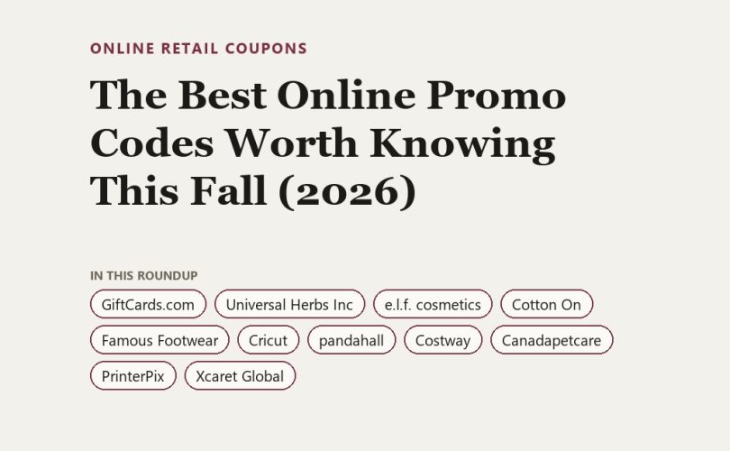 The Best Online Promo Codes Worth Knowing This Fall (2026)
