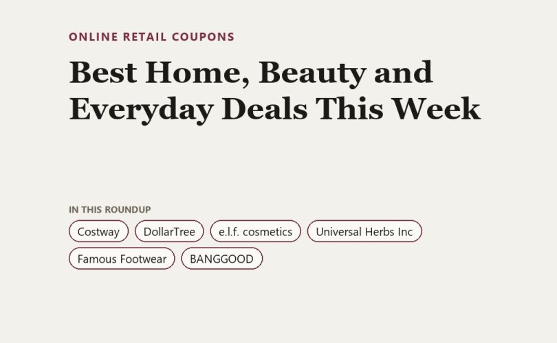 Best Home, Beauty and Everyday Deals This Week
