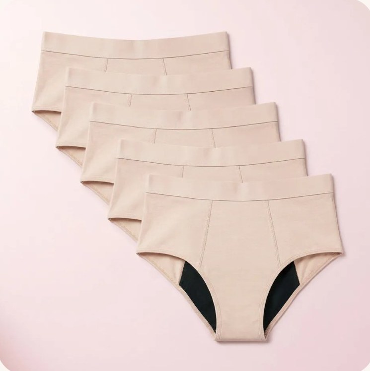 EverLeakProof leakproof underwear in neutral tones