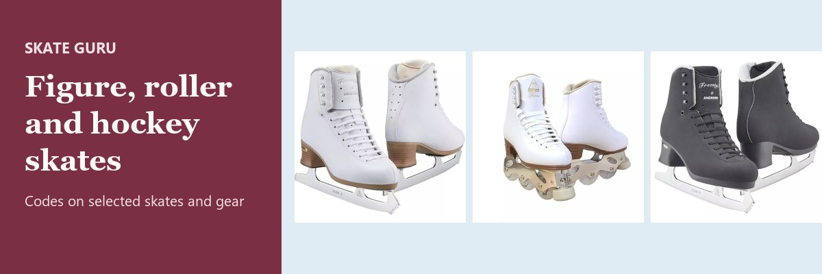 Skate Guru figure, roller and hockey skates