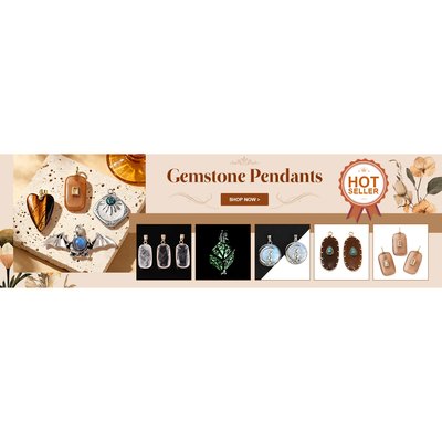 Gemstone pendants