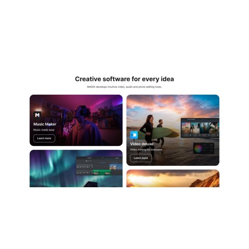 MAGIX Software products